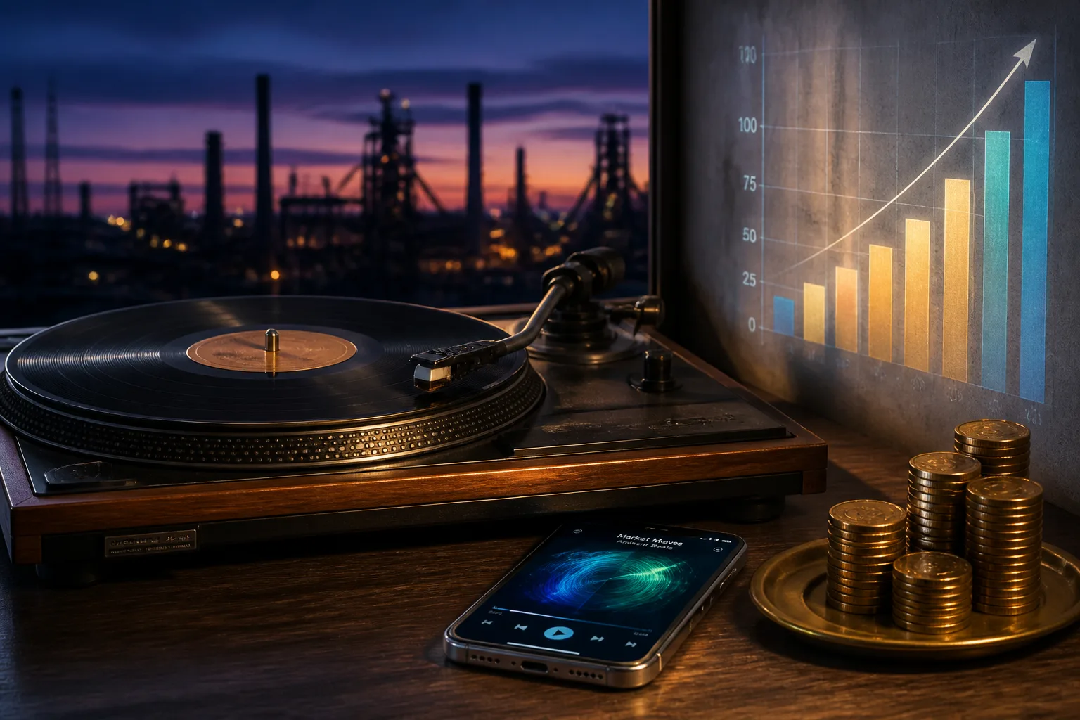 Streaming Dominates U.S. Music Revenue, Vinyl Revives, and Industry Jobs Reach 2.5 Million
