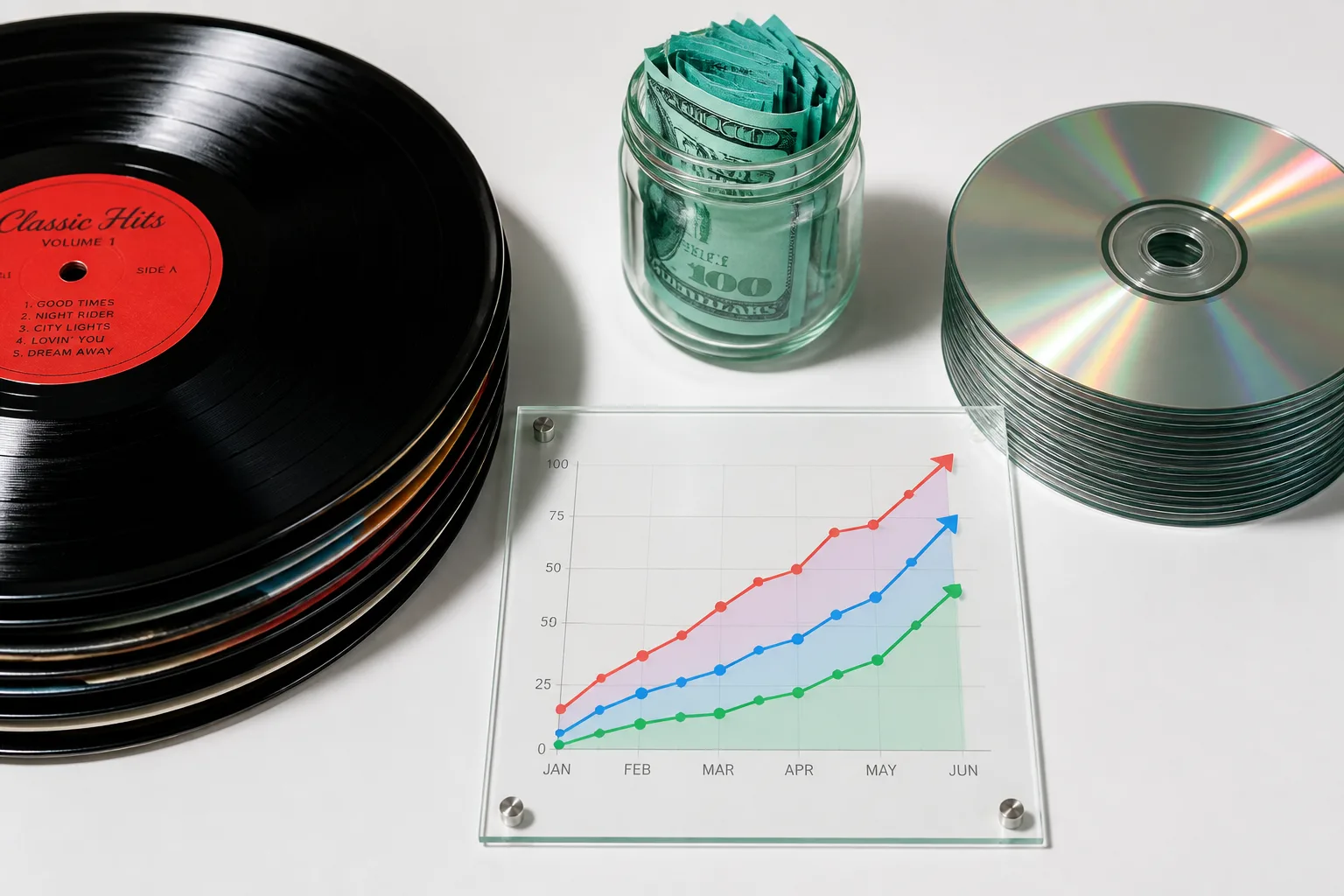 U.S. Recorded Music Revenue Rises 6.9% in H1 2026 as CD and Vinyl Sales Surge