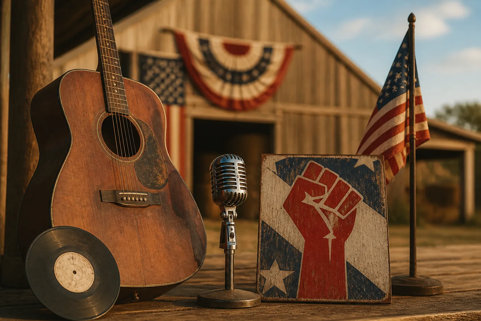 Country Singer Bryan Andrews Continues Anti-Trump Campaign with New Album "Independence Day"